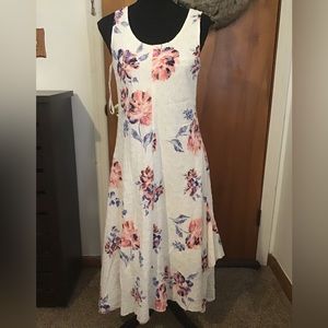 High low floral dress